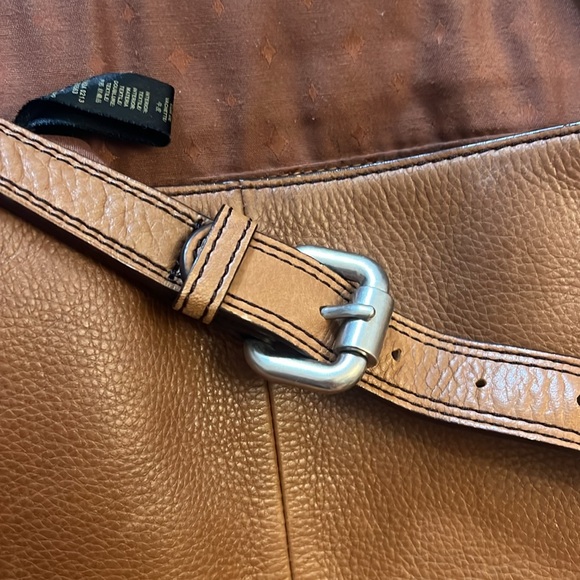 Women's Fossil Brown Leather Shoulder Bag/Cross Body Purse - Picture 12 of 12